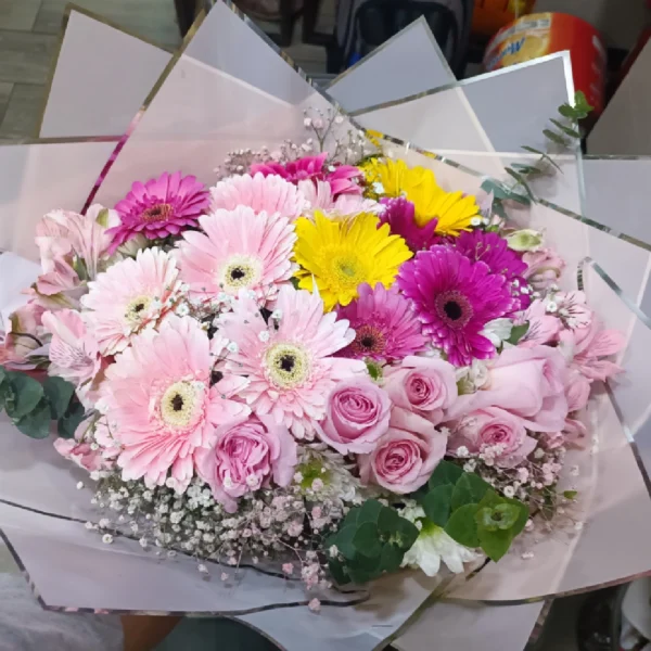 Buque de Rosas Pasteles