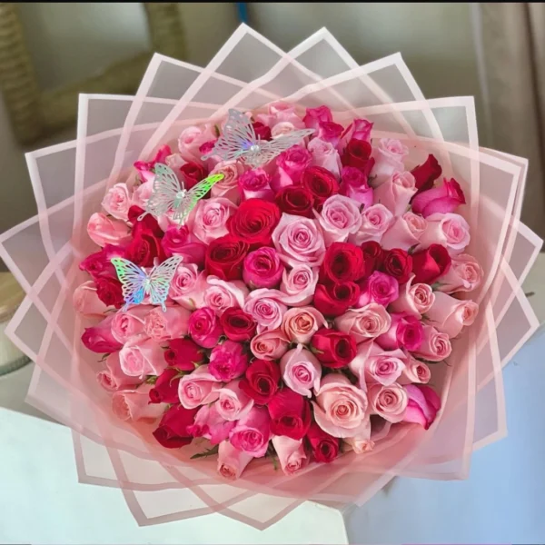 Ramo de Rosas en tono pastel
