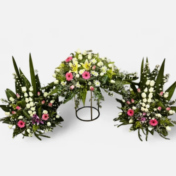 juego de 3 piezas para funeral